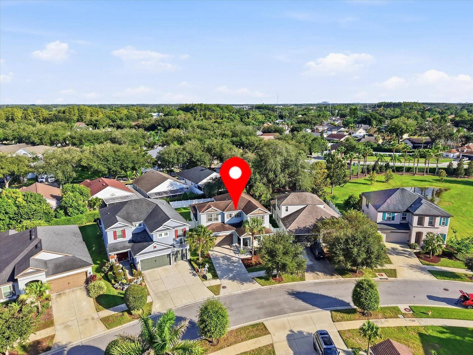 Aerial view: Front