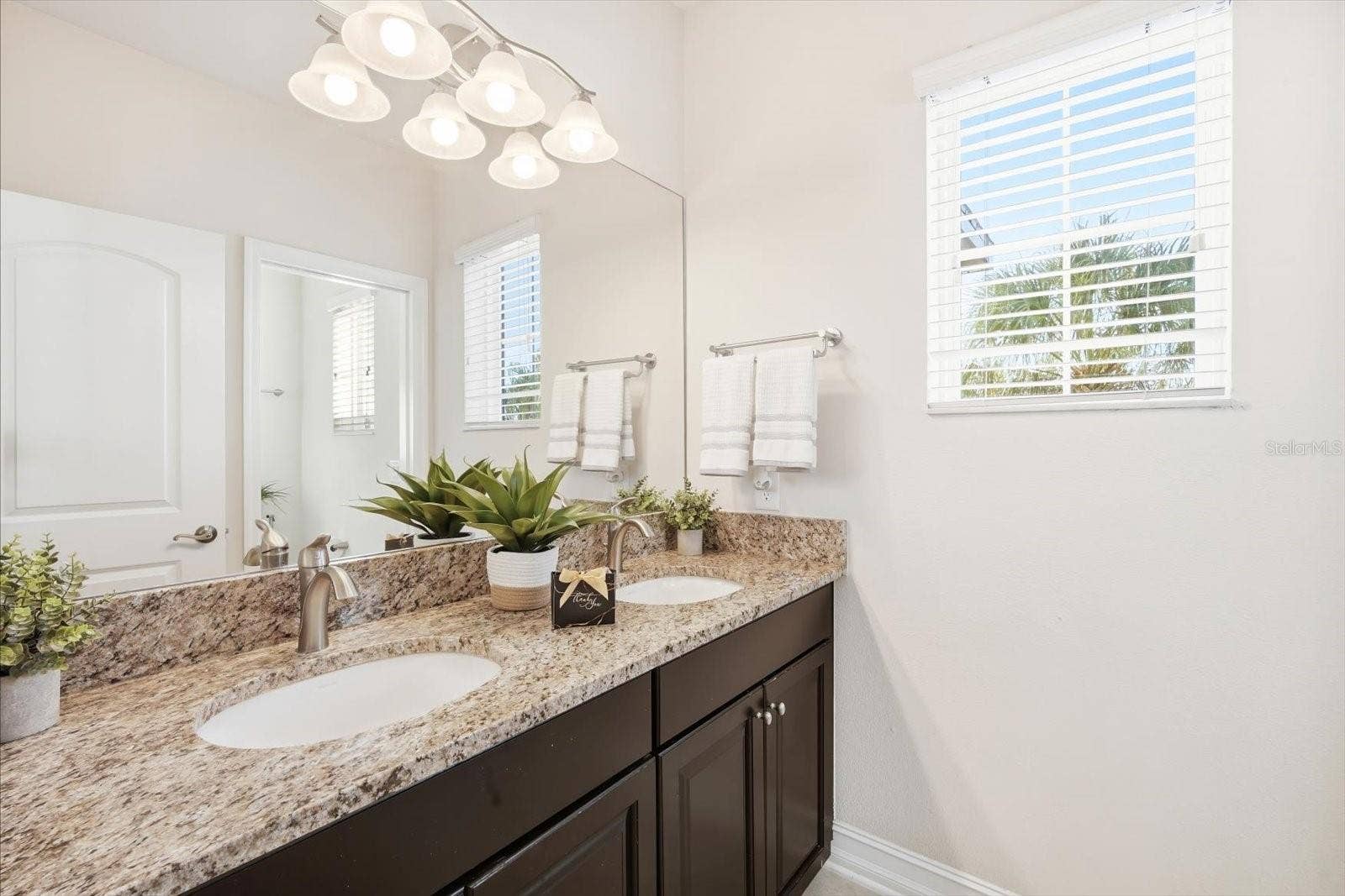 Upstairs: Guest Bathroom w/Dual Sink