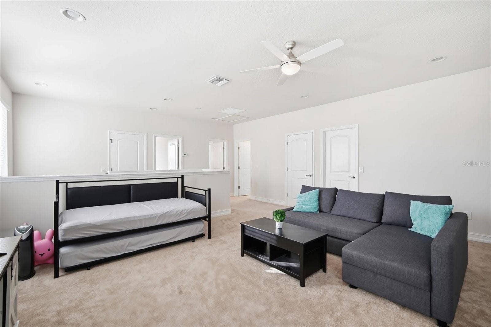 Upstairs: Spacious Bonus Room