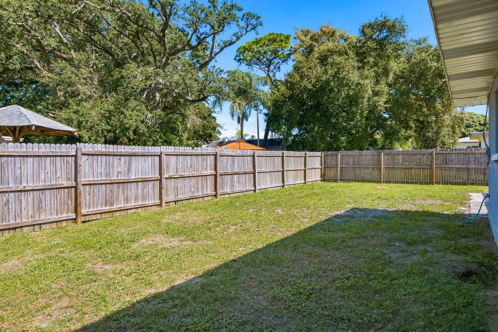Fenced in Backyard