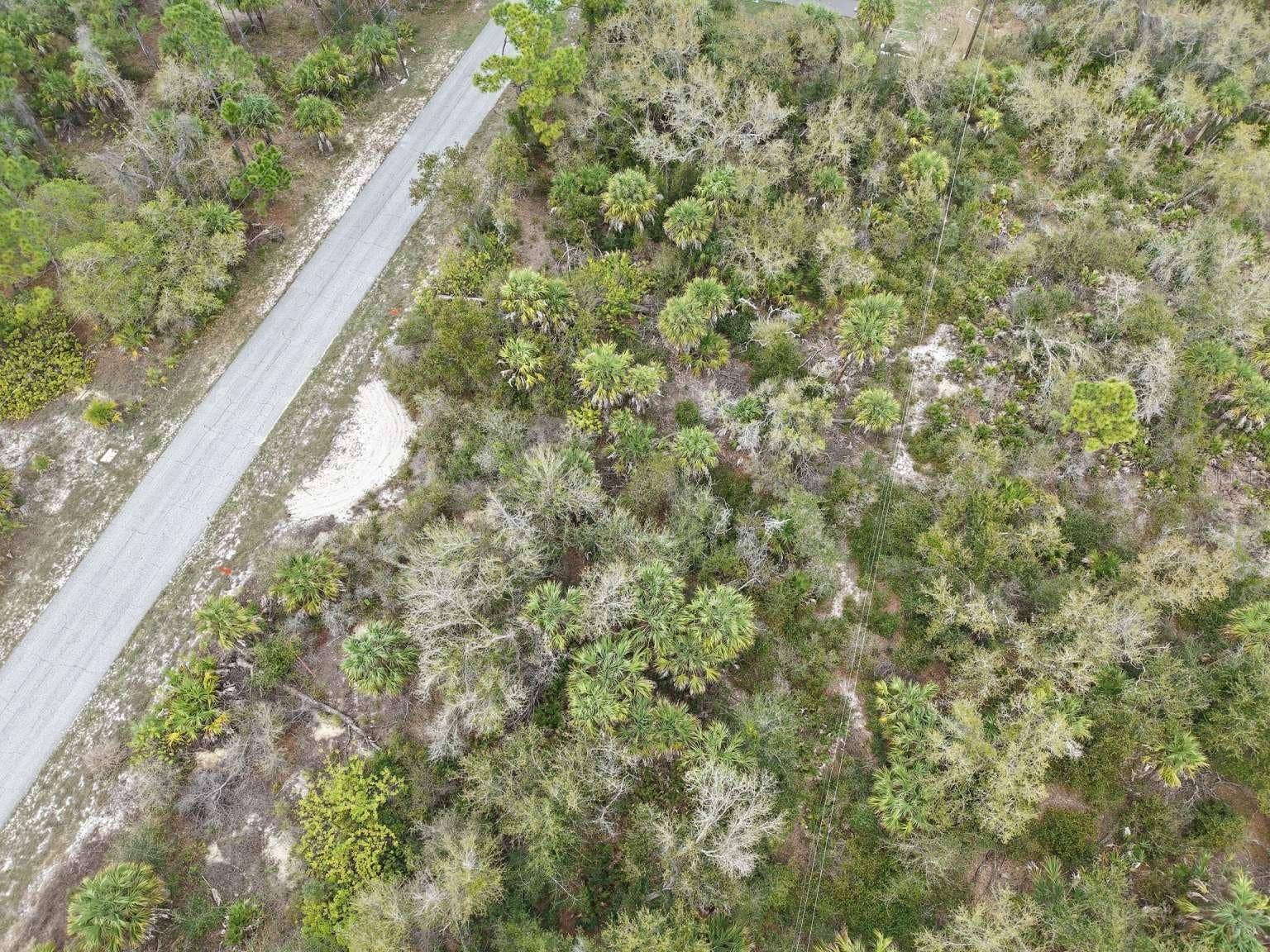 14315 WHITESIDES AVENUE, Port Charlotte, FL 33953 Aerial view of the lot and surrounding area.