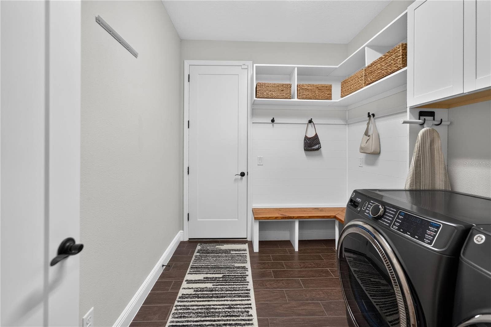 Laundry Room with Custom Drop Zone