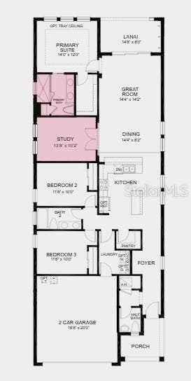 13511 ROWHOUSE COURT, Parrish, FL 34219 Additional Highlights Include: tray ceiling package, whole house 8' interior doors, and outdoor kitchen rough-in.