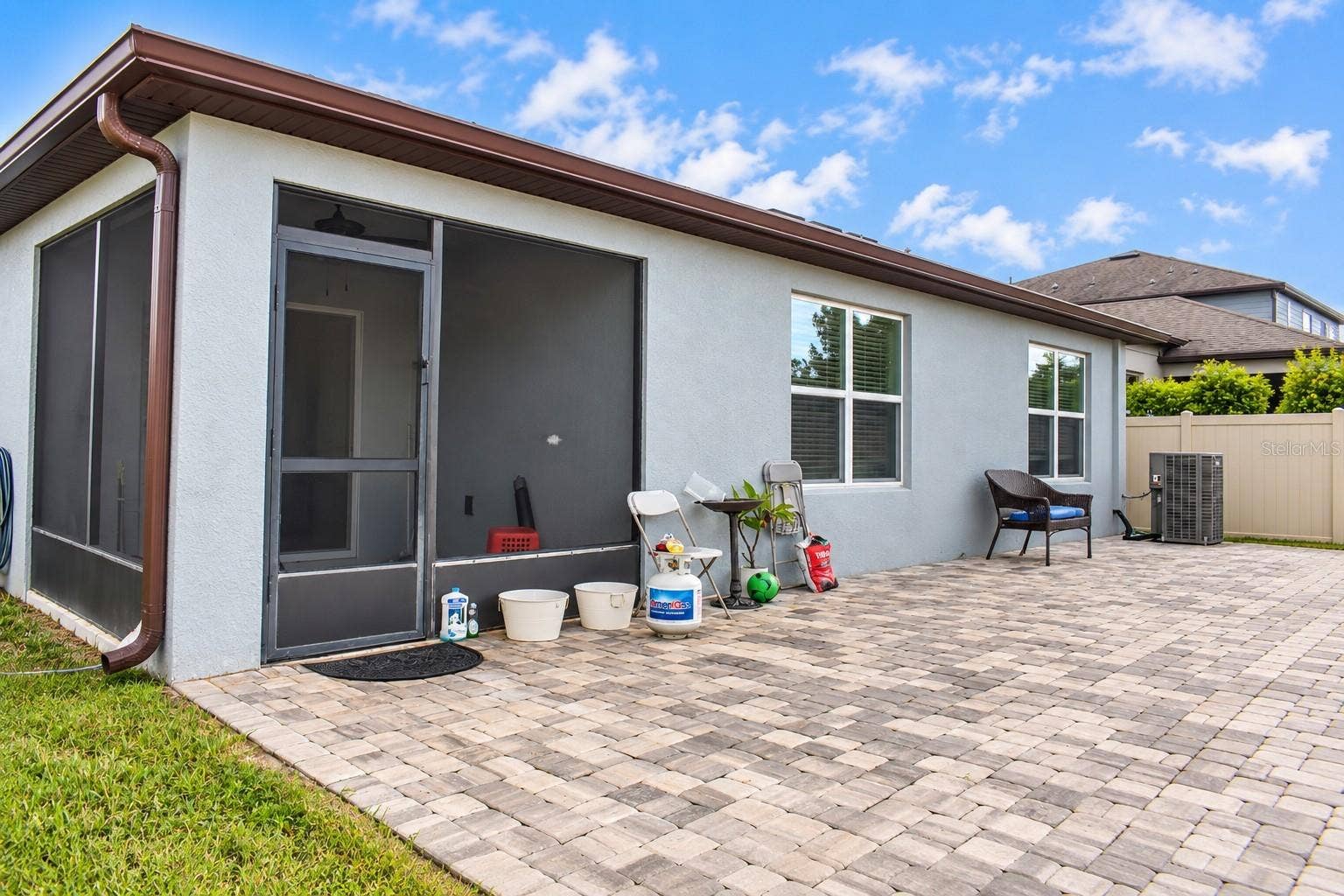 Screened-In Lanai & Extended Paver Patio