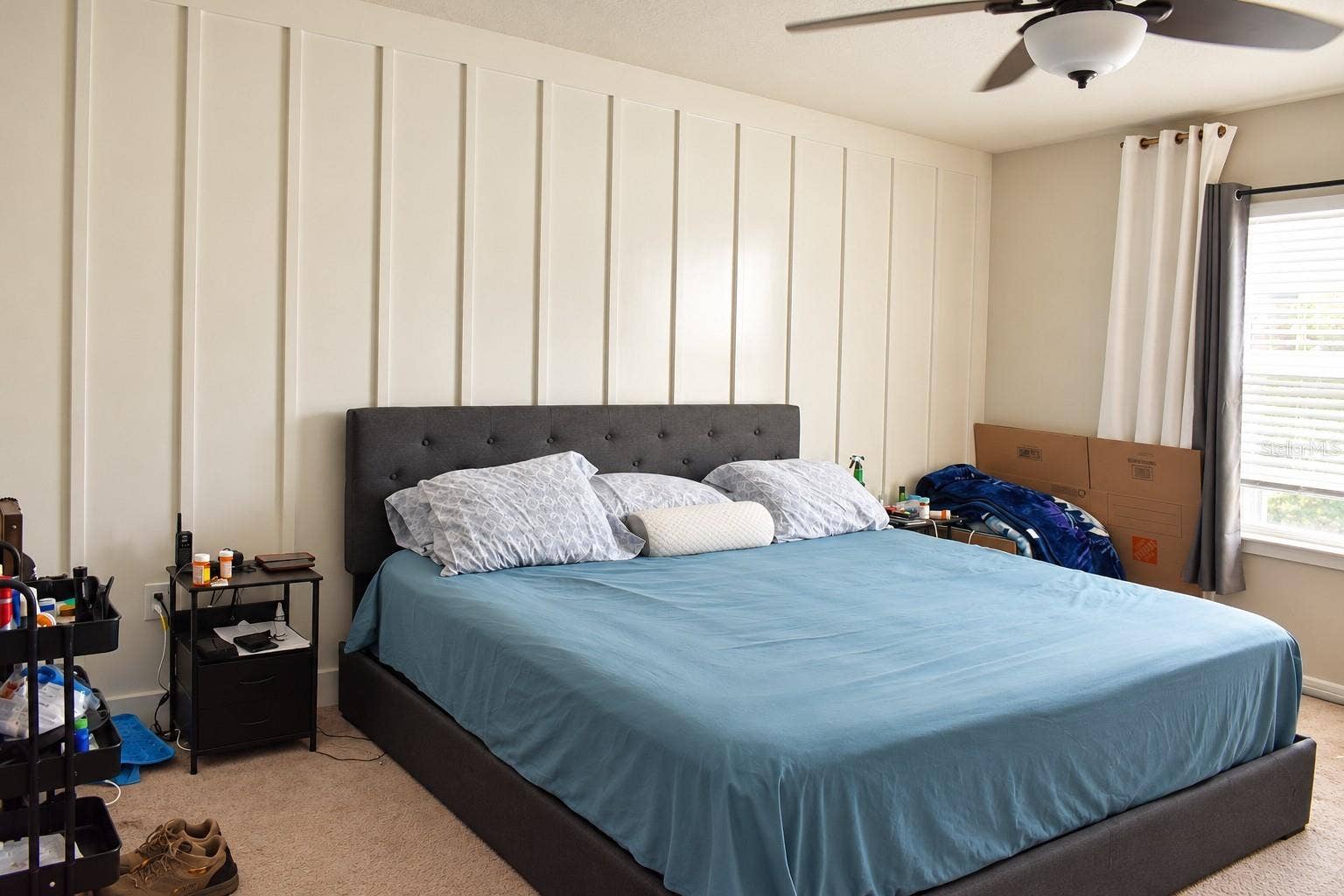Primary Bedroom with Decorative Accent Wall