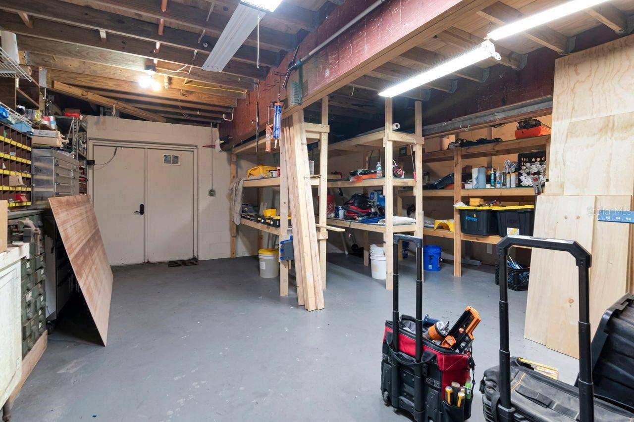 109 OLD OAK LANE, Palm Harbor, FL 34683 workshop downstairs