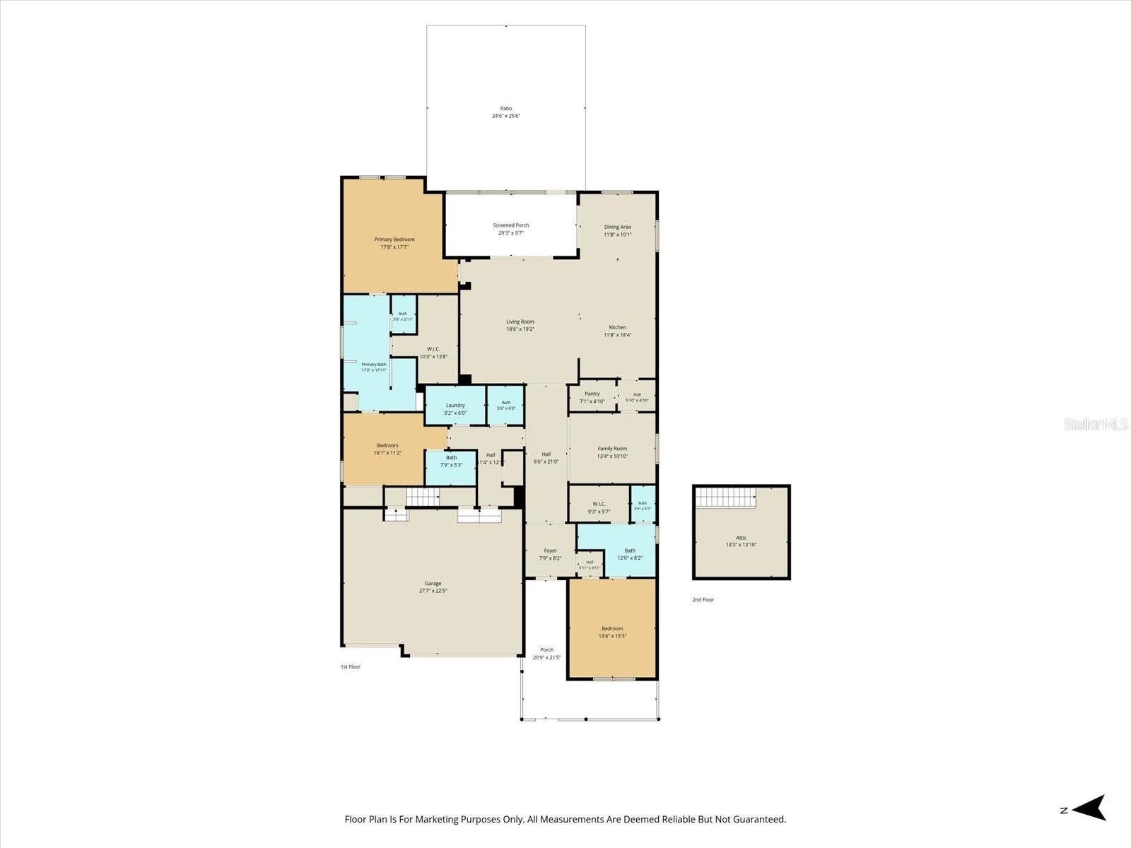 5145 SOUTHERN VALLEY LOOP, Brooksville, FL 34601 Floor Plan