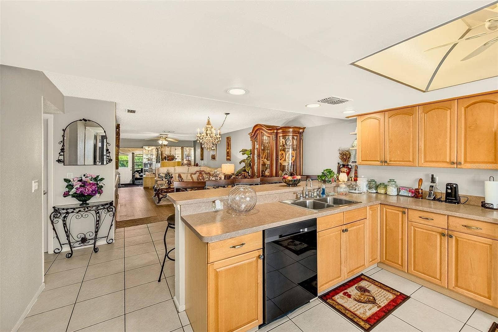 19029 US HIGHWAY 19 N, #21F, Clearwater, FL 33764 view of kitchen to back of condominium