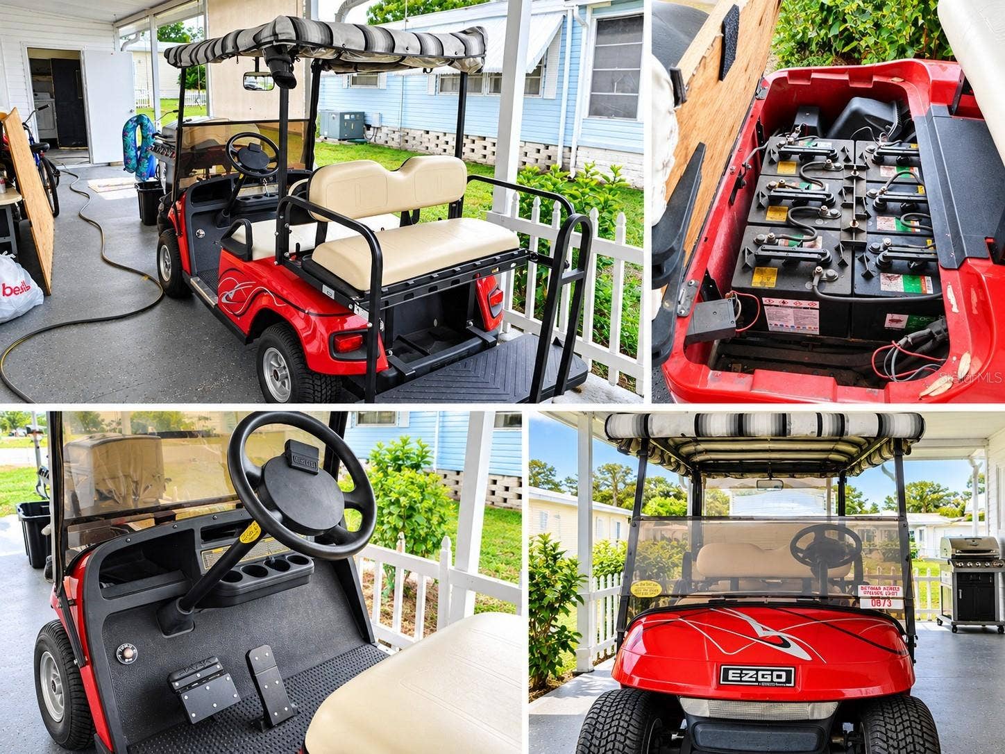 37332 SANDRA AVENUE, Zephyrhills, FL 33542 Golf cart is being sold outside the home sale.