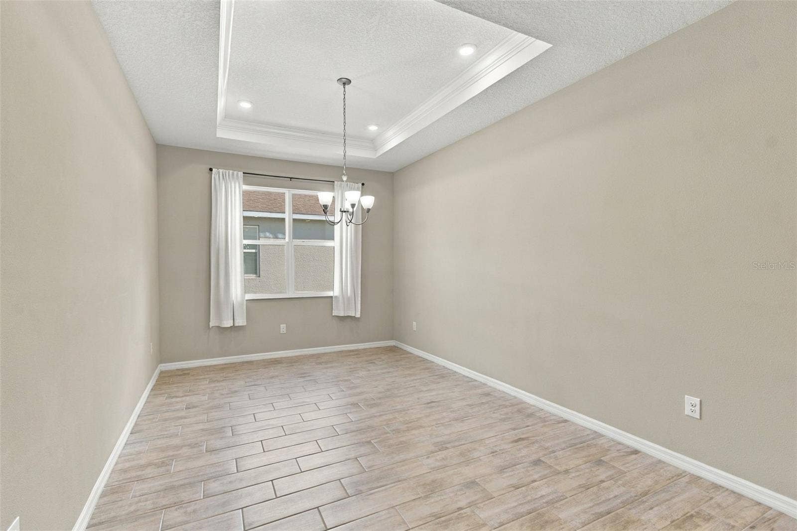 12417 BRICK COBBLESTONE DRIVE, Riverview, FL 33579 Dining Room with tray ceiling