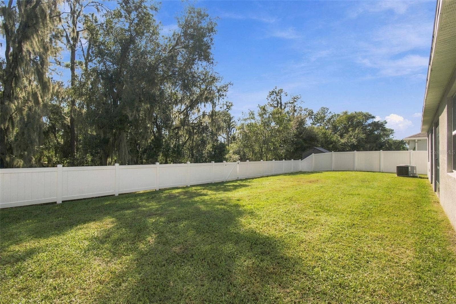 12417 BRICK COBBLESTONE DRIVE, Riverview, FL 33579 Huge backyard with conservation views and brand new white vinyl fence