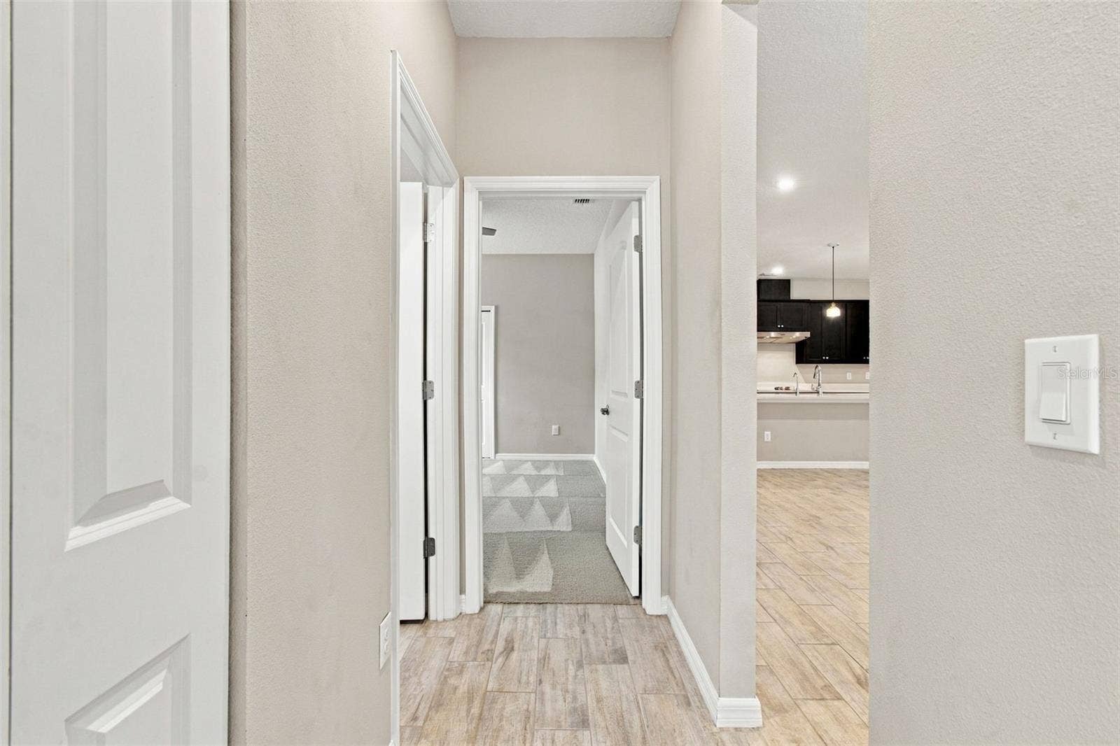 12417 BRICK COBBLESTONE DRIVE, Riverview, FL 33579 Hallway facing additional Bedroom
