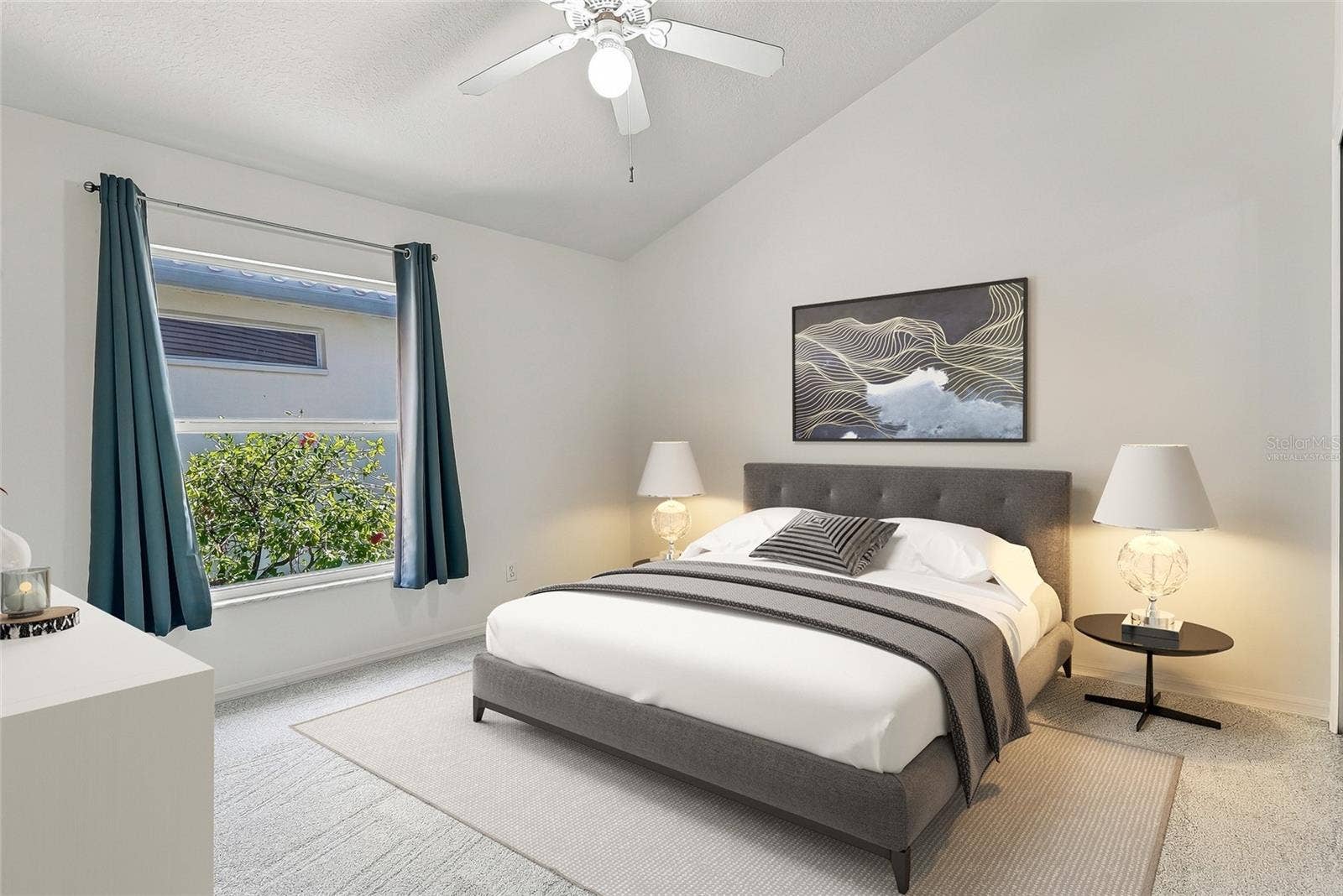 Spacious bedroom 4. Virtually staged.