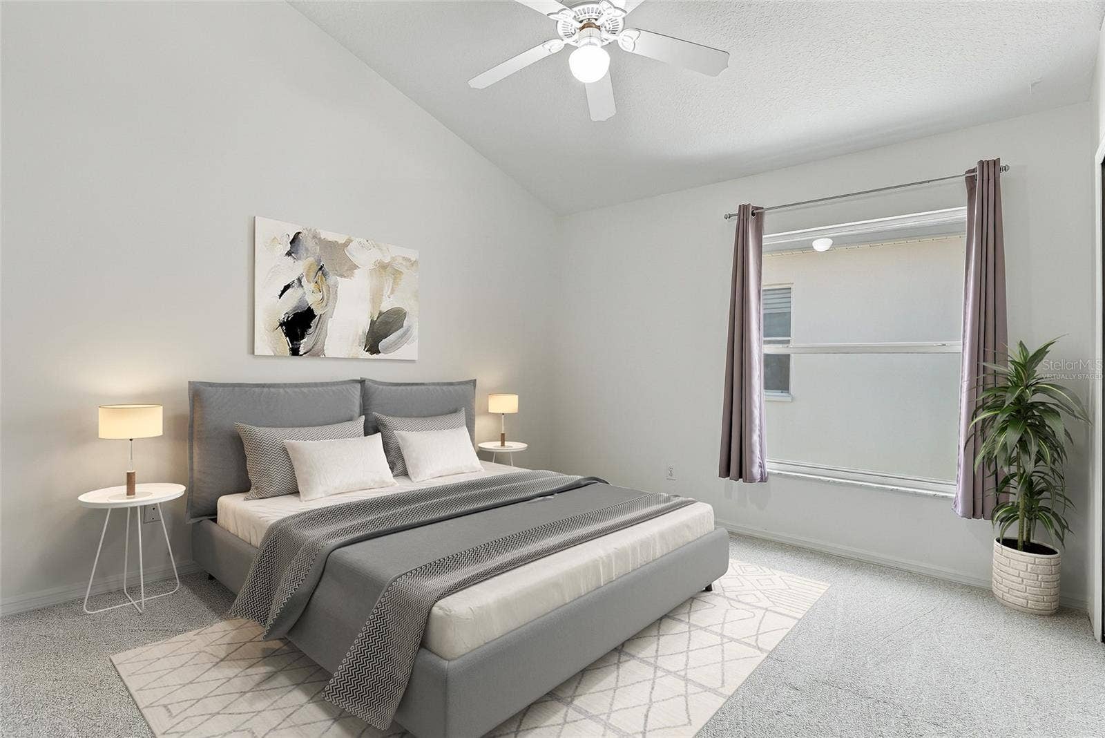 Spacious bedroom 3. Virtually staged.