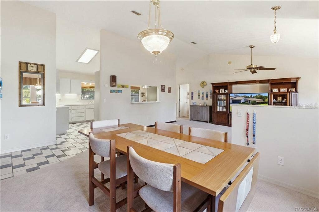 6268 W WESTON DRIVE, Crystal River, FL 34429 GATHER AROUND THE TABLE! Enjoy the comfortable FORMAL DINING AREA w/an open connection to the living room & kitchen!