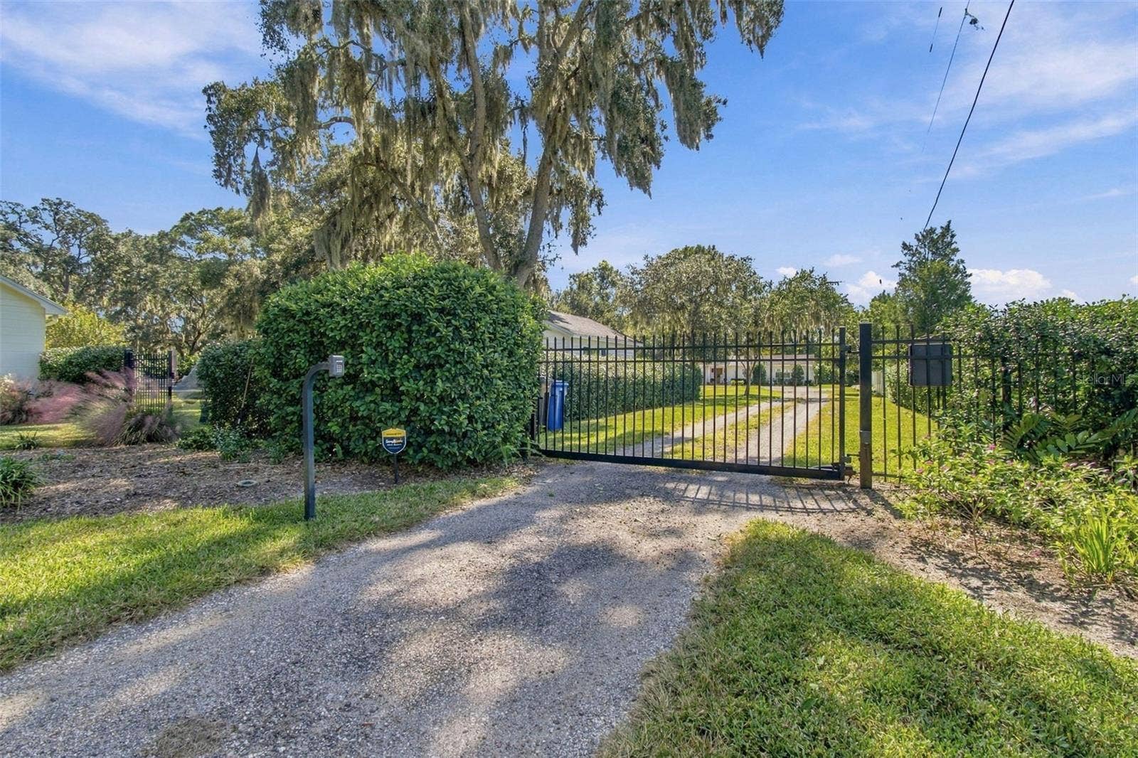 9450 ROBERTS ROAD, Odessa, FL 33556 Private Gated Entrance to Property