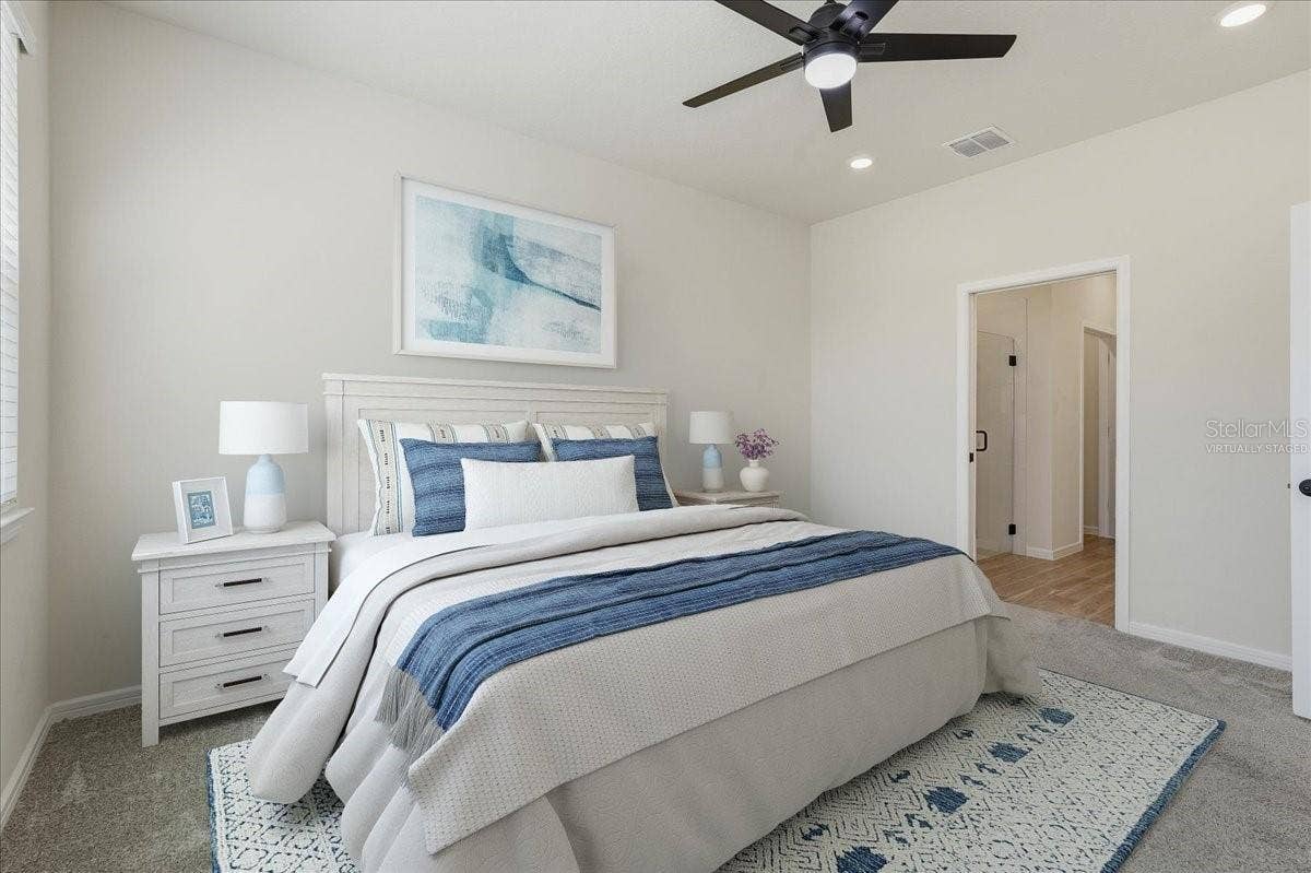Primary Bedroom - Virtually Staged