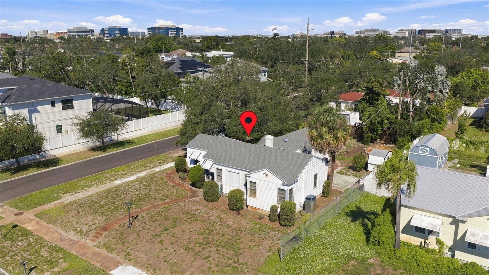 3817 W NORTH A STREET, Tampa, FL 33609 Overhead Northwest to Westshore and Tampa International Airport