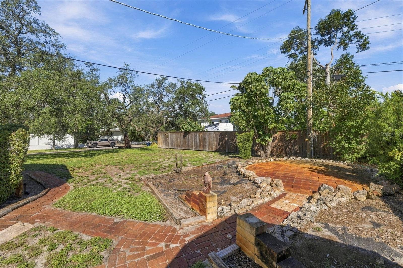 3817 W NORTH A STREET, Tampa, FL 33609 Backyard view Northwest