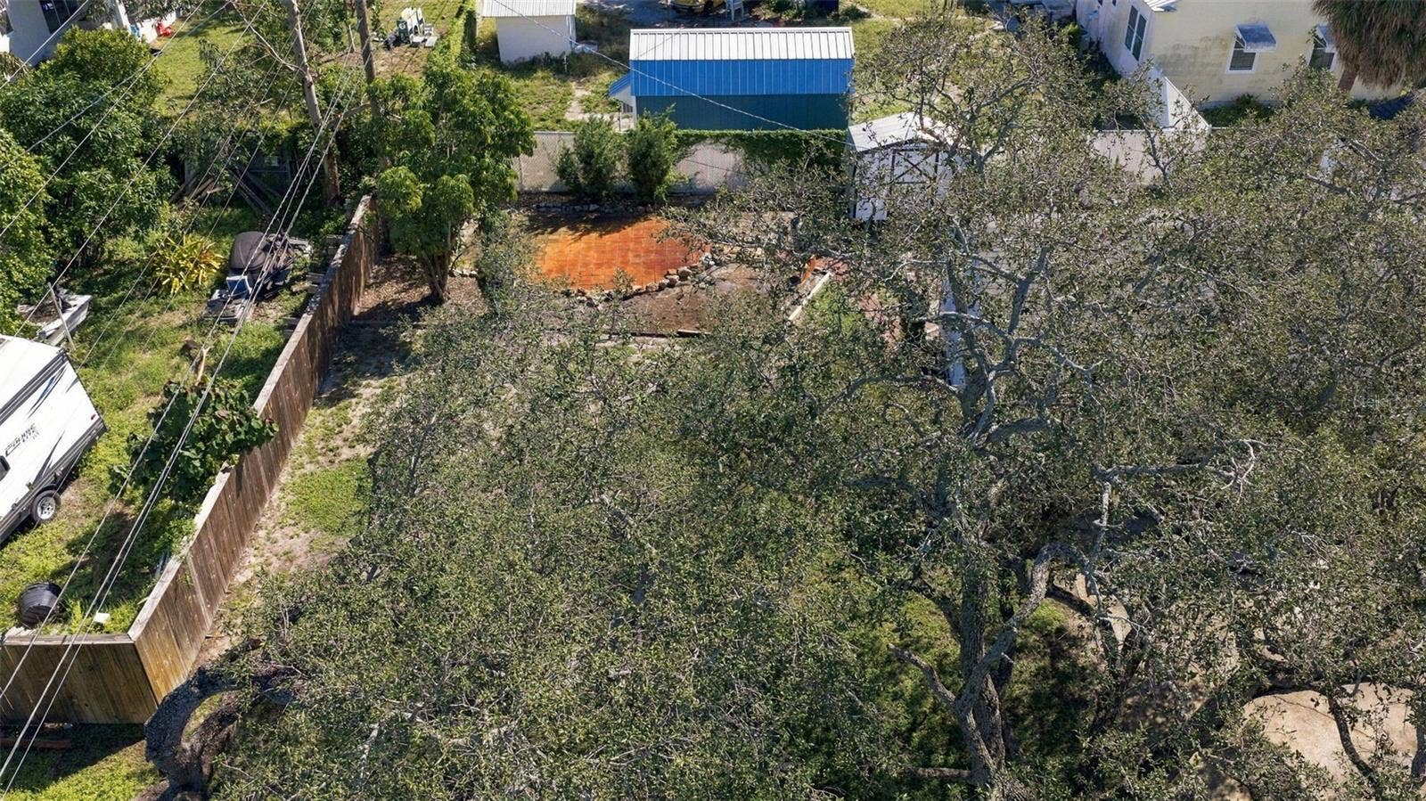 3817 W NORTH A STREET, Tampa, FL 33609 Overhead backyard