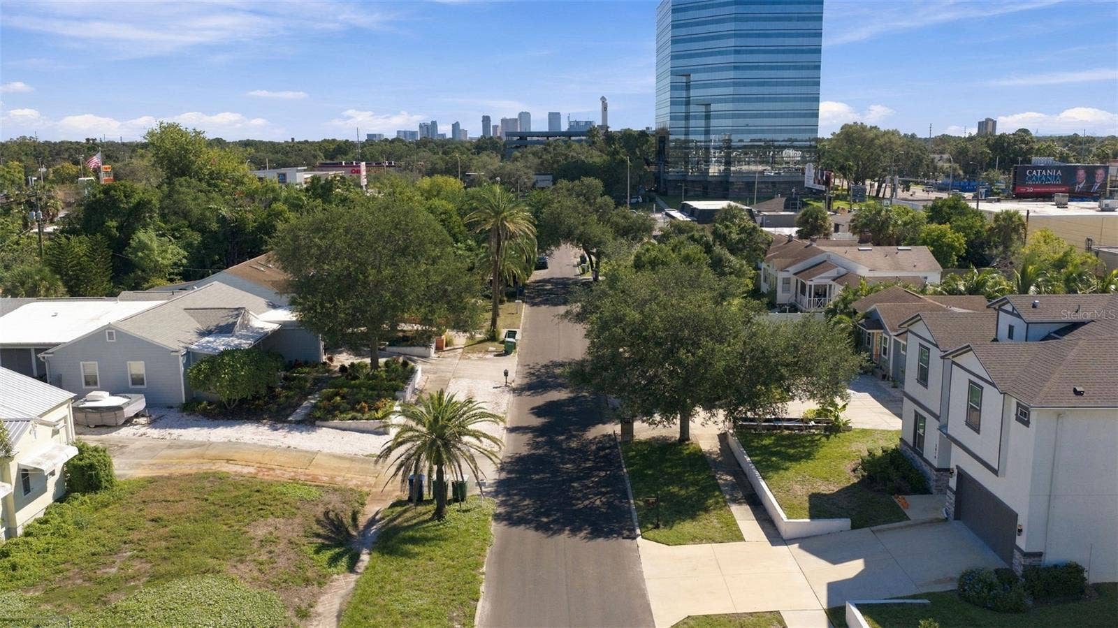 3817 W NORTH A STREET, Tampa, FL 33609 East view: North A to Dale Mabry and downtown.