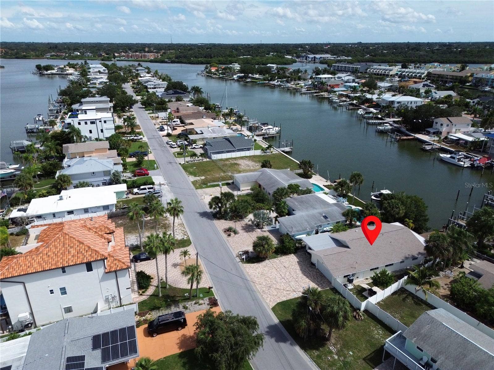 307 LA HACIENDA DRIVE, Indian Rocks Beach, FL 33785 Aerial view of the location
