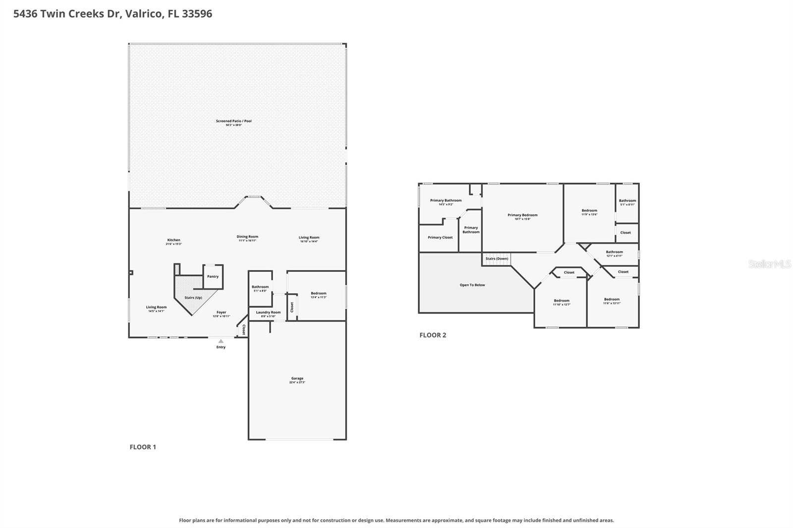5436 TWIN CREEKS DRIVE, Valrico, FL 33596 5436 TWIN CREEKS DRIVE, Valrico, FL 33596
