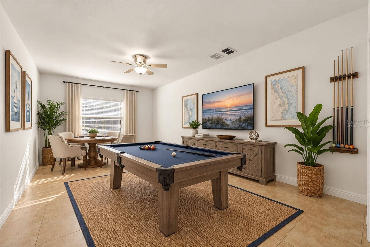 Virtually staged ---another idea for your bonus room