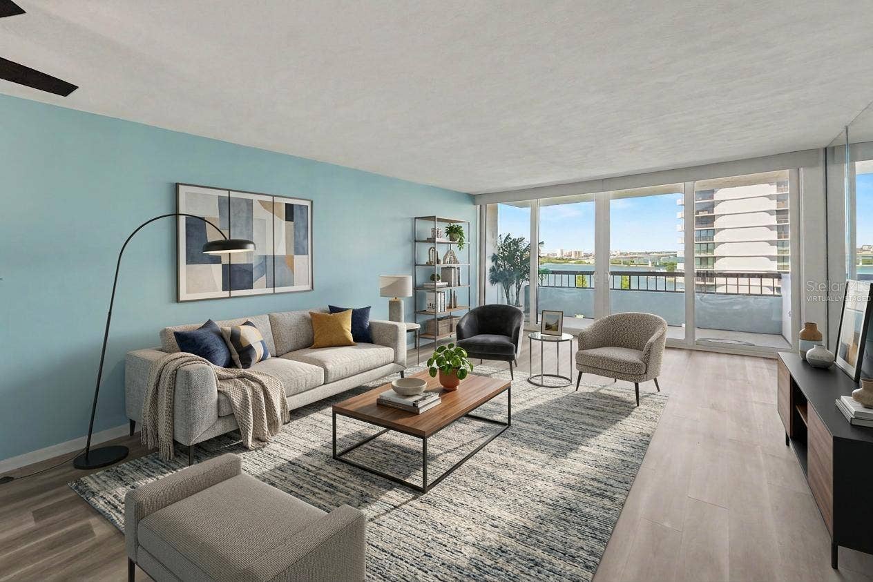 30 TURNER STREET, #806, Clearwater, FL 33756 Virtually Staged