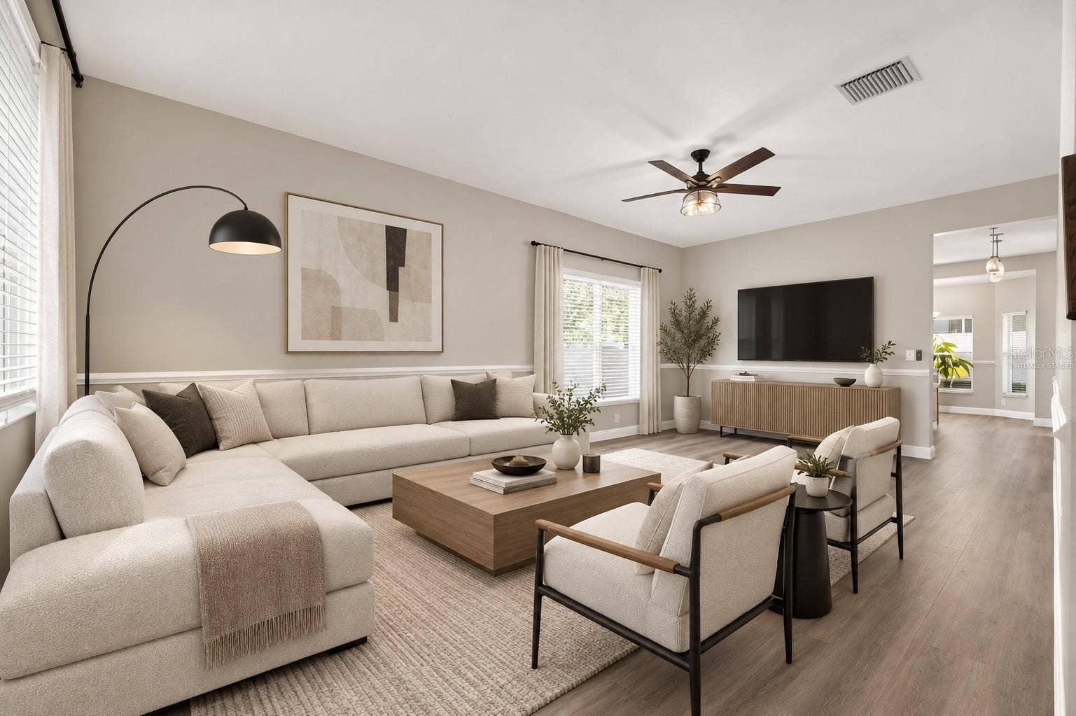 10807 HOFFNER EDGE DRIVE, Riverview, FL 33579 Virtually Staged Front Living Room