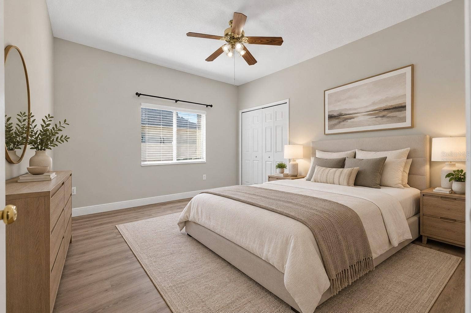 Virtually staged Virtually Staged Downstairs Bedroom/ Office/ Den