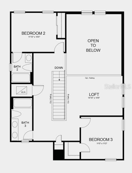 Additional Highlights include: Laundry package, GE refrigerator, and whole house 8' interior doors.