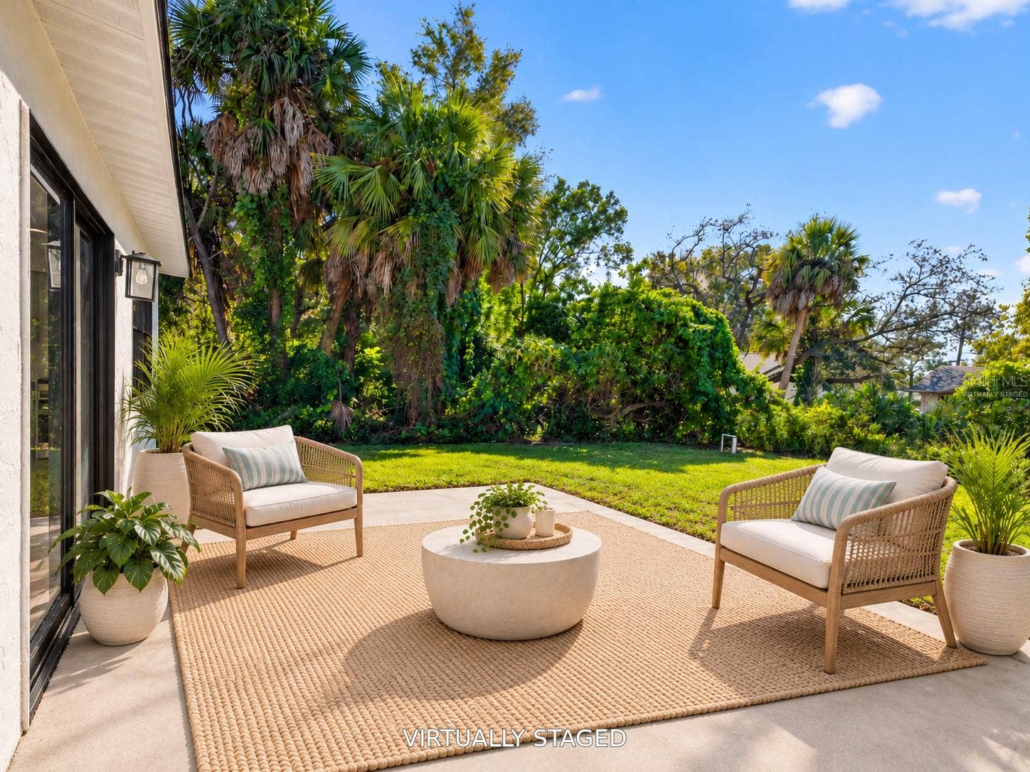 16107 SEA PINES DRIVE, Hudson, FL 34667 VIRTUALLY STAGED. Imagine morning coffee or evening conversations on your private patio.