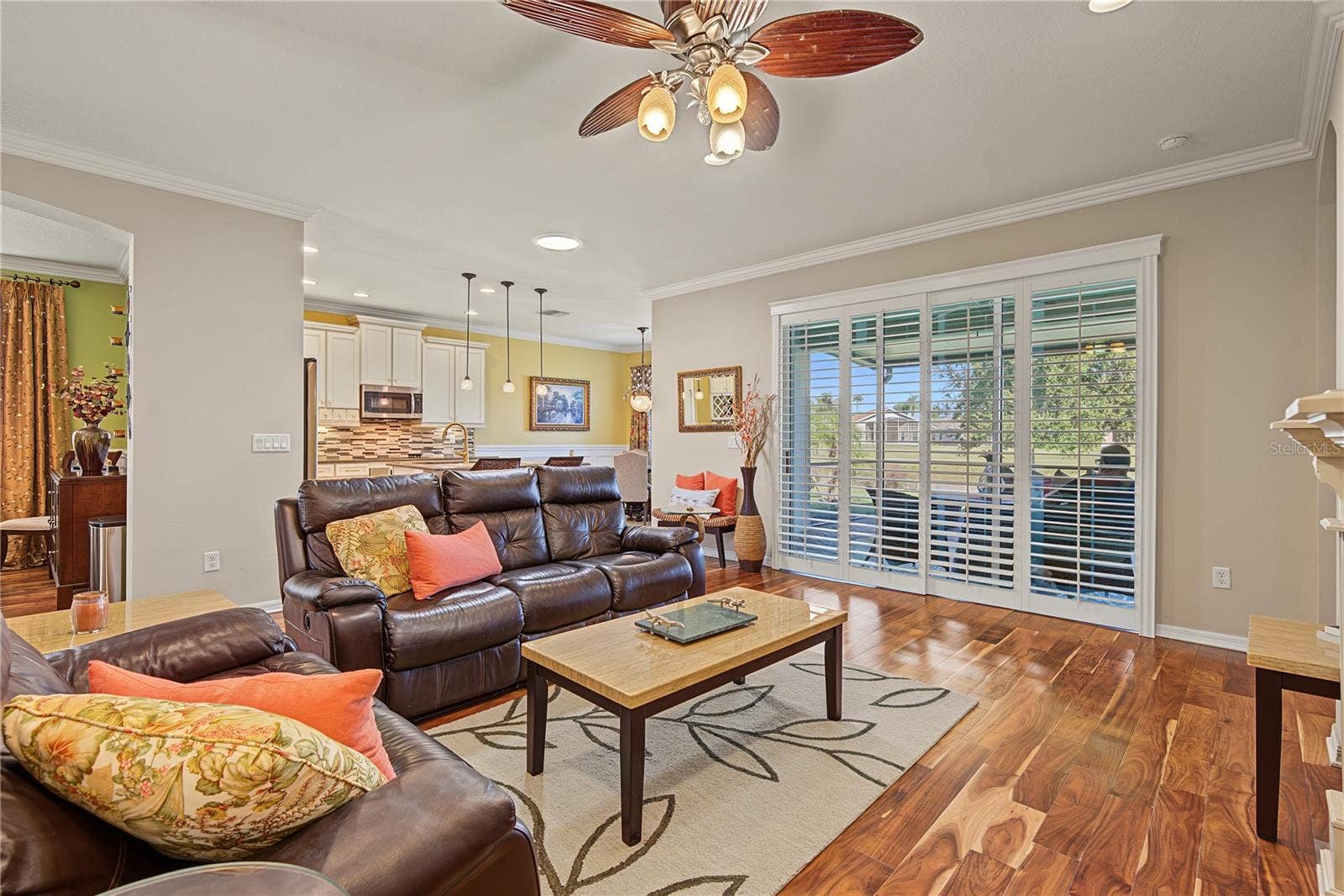 29145 GRASS BUNKER DRIVE, San Antonio, FL 33576 Great room opens with sliders to lanai