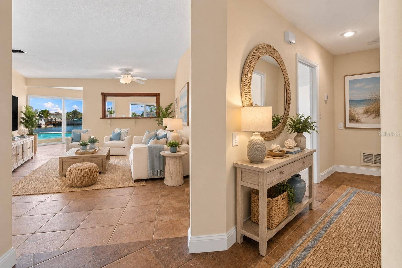 Entryway staged