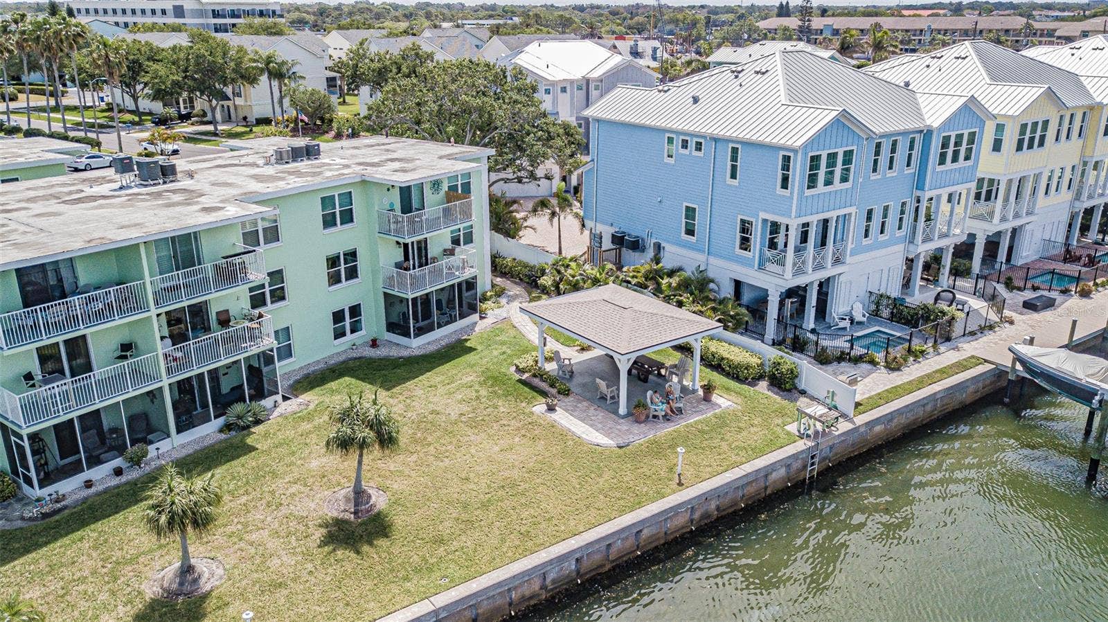 464 PAULA DRIVE N, #116, Dunedin, FL 34698 Aerial of Gazebo