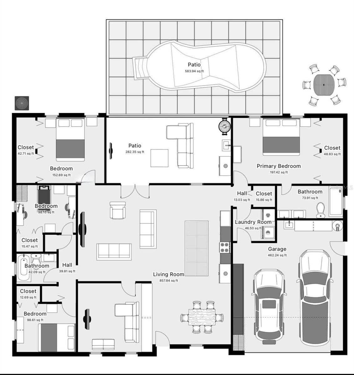3414 CADE LANE, Valrico, FL 33596 Floorplan
