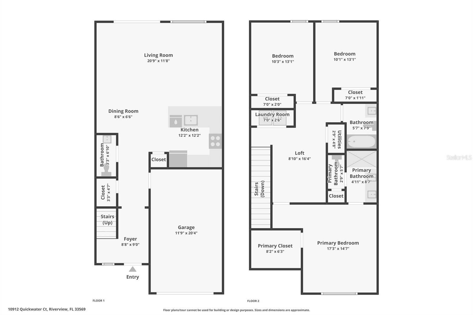 10912 QUICKWATER COURT, Riverview, FL 33569 10912 QUICKWATER COURT, Riverview, FL 33569