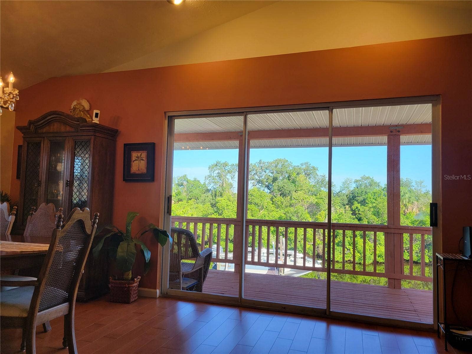 3301 W SHELL POINT ROAD, Ruskin, FL 33570 View from sofa in livingroom
