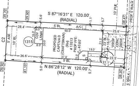 13513 COMMONS AVENUE, Parrish, FL 34219 13513 Commons Avenue Preliminary Plot Plan