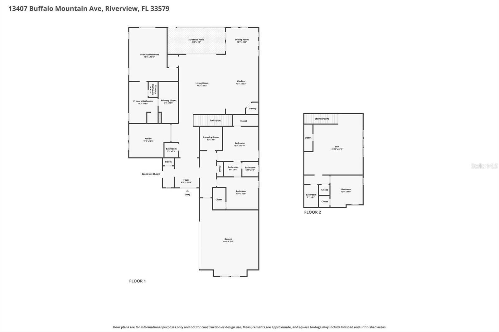 13407 BUFFALO MOUNTAIN AVENUE, Riverview, FL 33579