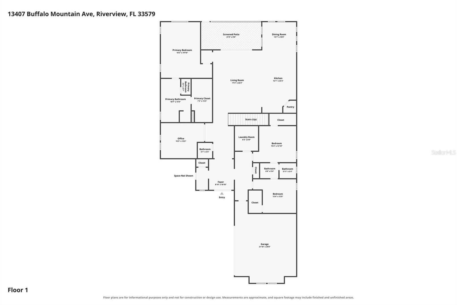 13407 BUFFALO MOUNTAIN AVENUE, Riverview, FL 33579