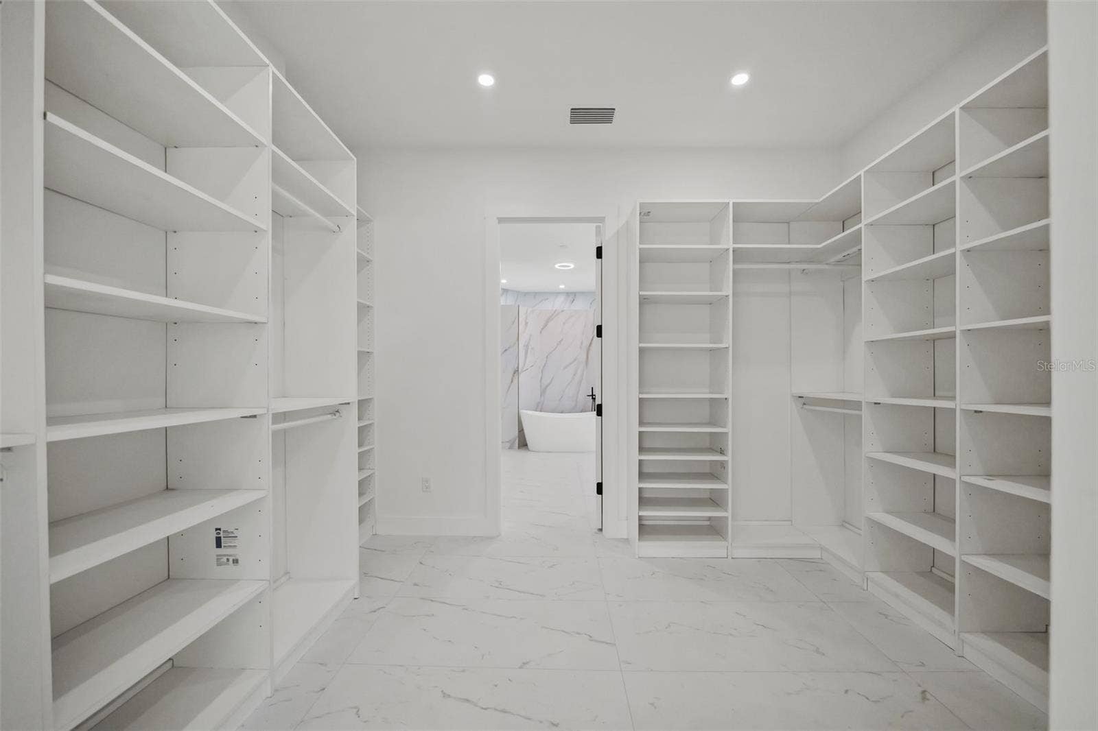 Primary walk-in closet