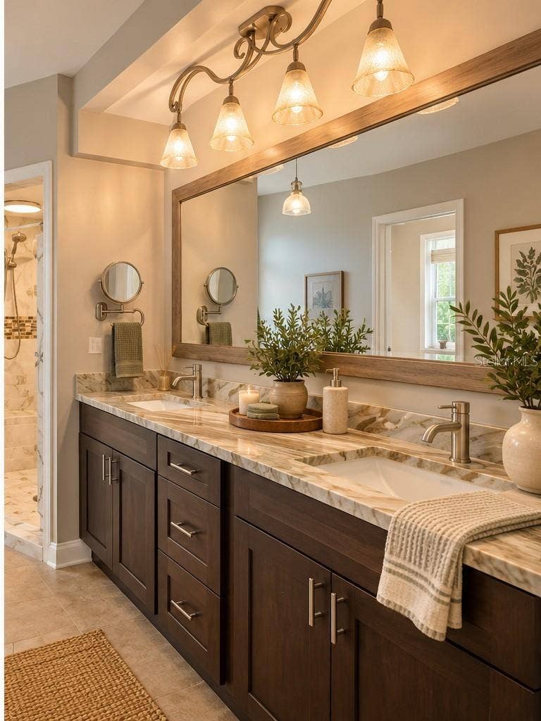 12173 WILD ACRES ROAD, Largo, FL 33773 VS Primary bath with dual sinks