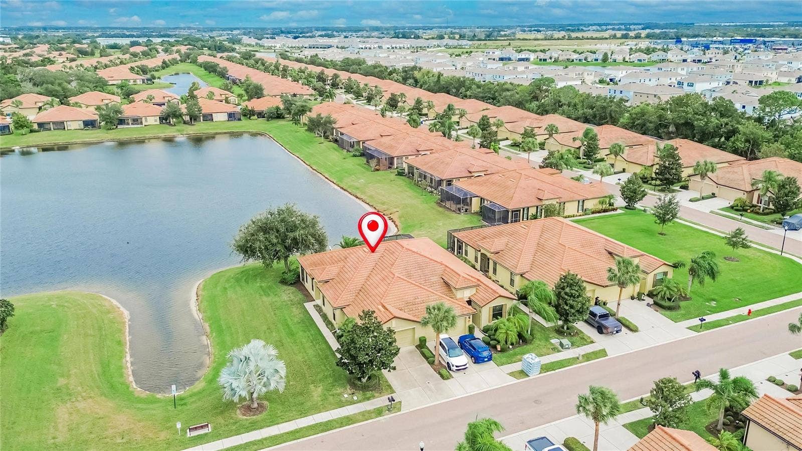 5504 SUNSET FALLS DRIVE, Apollo Beach, FL 33572 Aerial view of villa