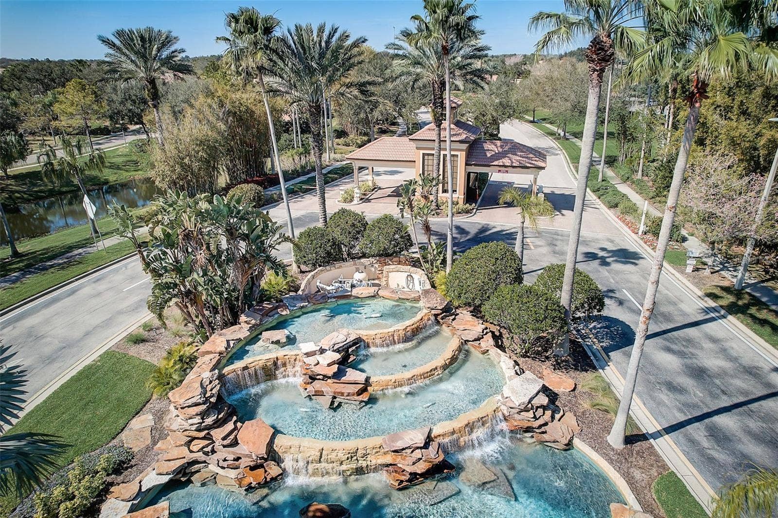 5504 SUNSET FALLS DRIVE, Apollo Beach, FL 33572 Community Entrance