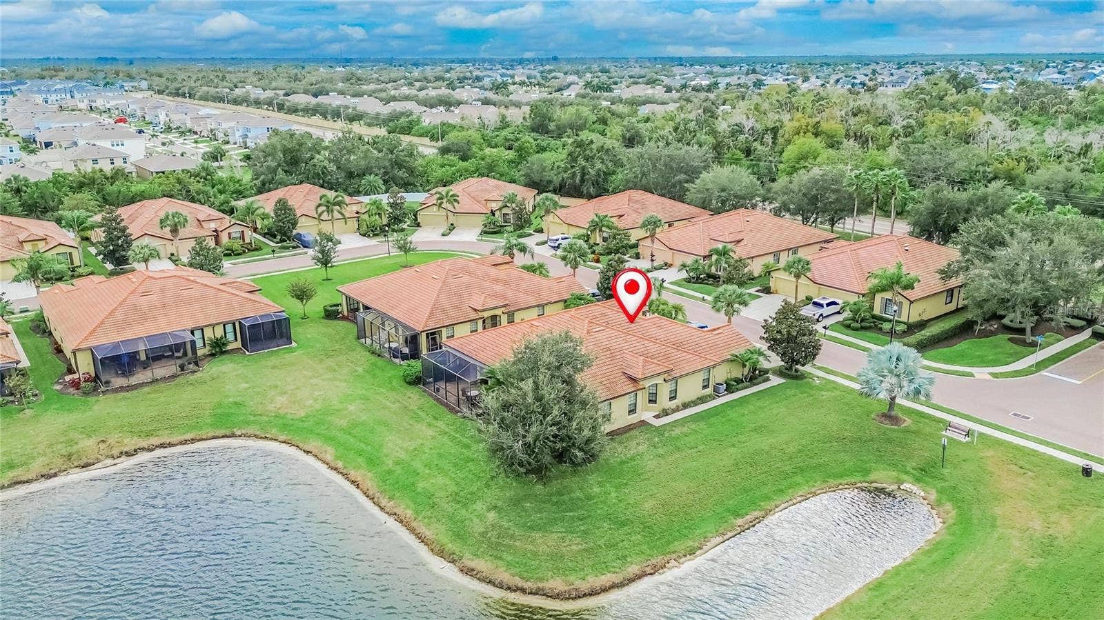 5504 SUNSET FALLS DRIVE, Apollo Beach, FL 33572 Aerial view of villa