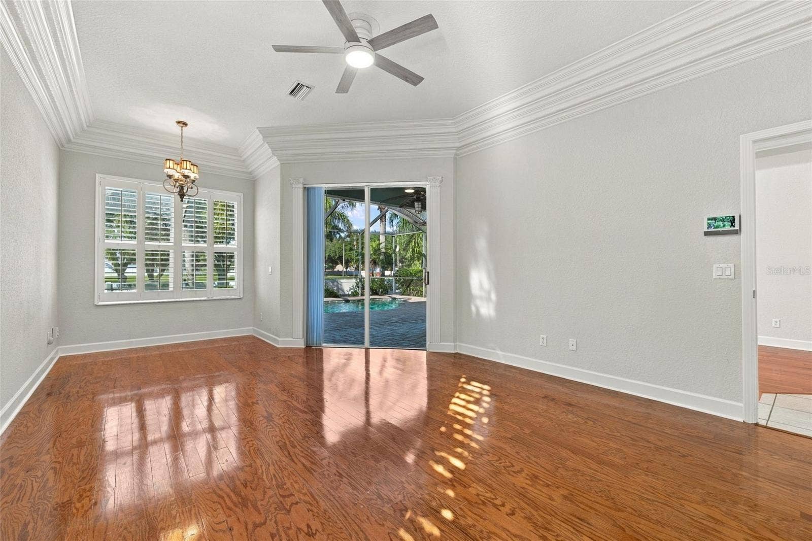 3916 VALRICO GROVE DRIVE, Valrico, FL 33594 The Primary Bedroom with Door to Spa and uplifting Windows makes this home perfect!