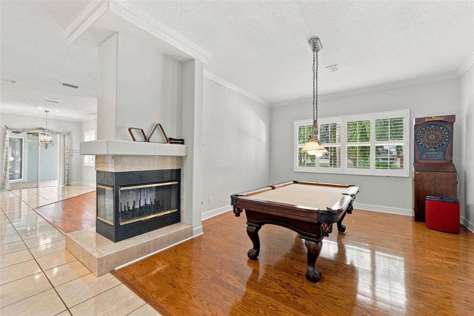 3916 VALRICO GROVE DRIVE, Valrico, FL 33594 Double Sided Wood Burning Fireplace!