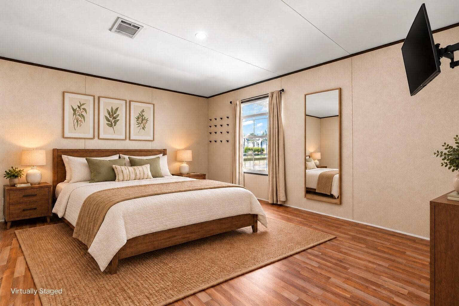 Virtually Staged - Primary Bedroom